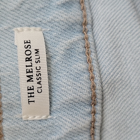 Rails The Melrose Classic Slim Bleached Repair Hem Denim Jeans - Size 25 - Picture 14 of 15